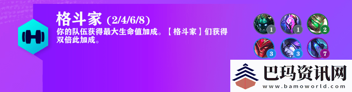 云顶之弈S7.5八格斗家阵容搭配攻略