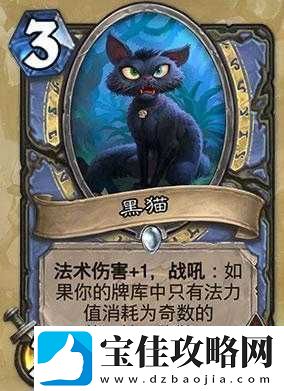 炉石传说深度解析-黑猫图鉴效果与属性全览